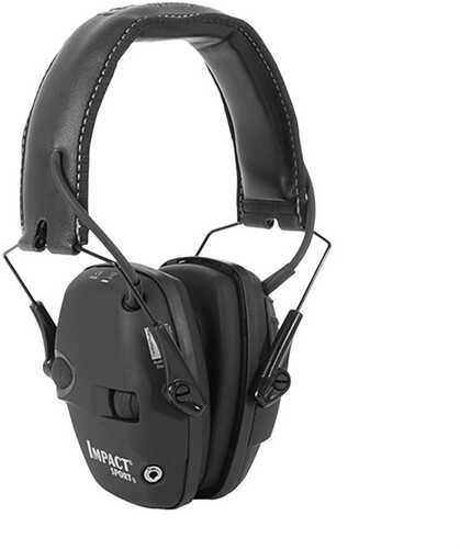 Impact Sport Electronic Earmuffs Black