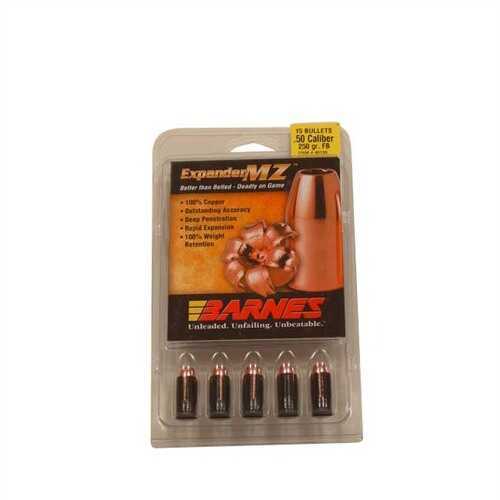 Barnes 50 Caliber 250 Grains Expander 15/Pk