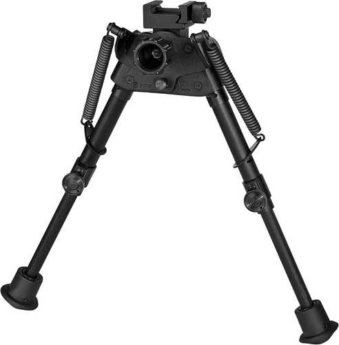 Harris Engineering S-Br2P Picatinny Bipod Black Steel  6 in - 9 in