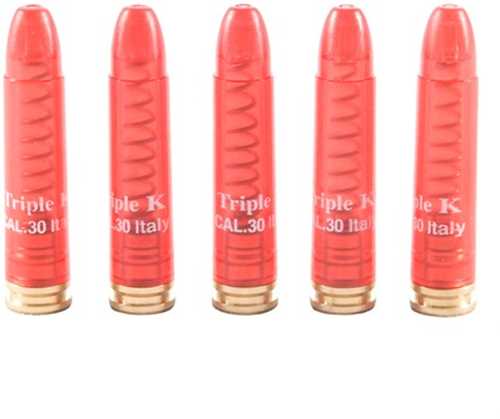 Triple-k Deluxe Snap Caps Dummy Rounds 30 Carbine 5 Count