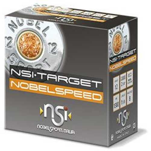 Nobel NSI Target Speed Shotshell 12 Ga 2 3/4" Oz 1300 Fps #8 25/ct