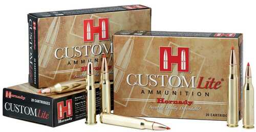 Hornady Custom Lite Rifle Ammunition 7mm-08 Rem 120 Gr SST 20/Box