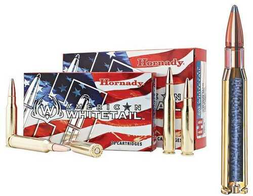 Hornady American Whitetail Rifle Ammunition .30-06 Sprg 150 Gr SP 2637 Fps - 20/Box