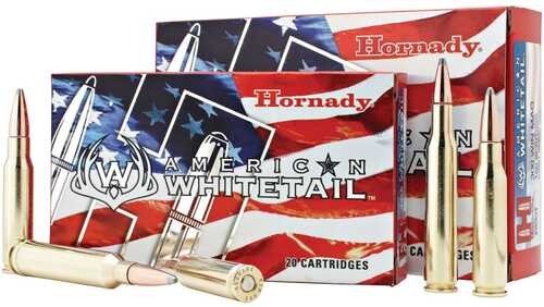 Hornady American Whitetail Rifle Ammunition 6.5 Creedmoor 129 Gr SP 2820 Fps 20/ct