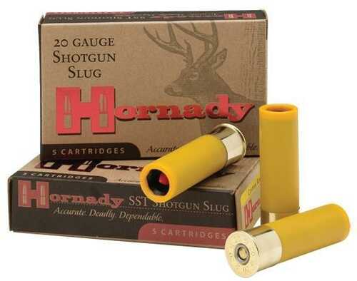 Hornady SST Slug 20 Ga 3/4" 250 Gr 1800 Fps - 5/Box