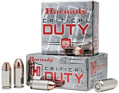 Hornady Critical Duty Handgun Ammo .45 ACP (+P) 220 Gr Flex Tip 975 Fps 20/Box