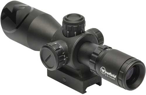 Firefield Barrage Rifle Scope - 2.5-10x40mm Illuminated Mil-Dot Reticle Black Matte