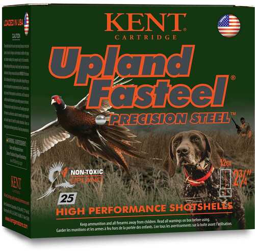 Kent Upland Fasteel Shotshells 20 Gauge 2-3/4" 7/8 Oz 1500 Fps #5 25 Rounds