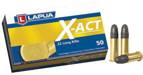 Lapua Ammunition .22 Long Rifle X-Act 50 Rounds