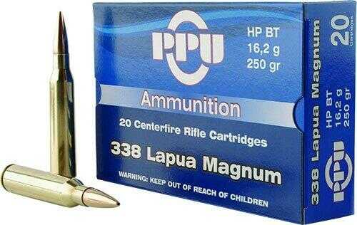 338 Lapua Mag 250 Grain Jacketed Hollow Point 10 Rounds Prvi Partizan Ammunition Magnum