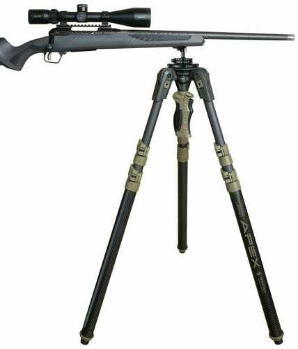 Primos Trigger Stick Apex Tripod Carbon Fiber Coyote Tan With Spartan Technology Box