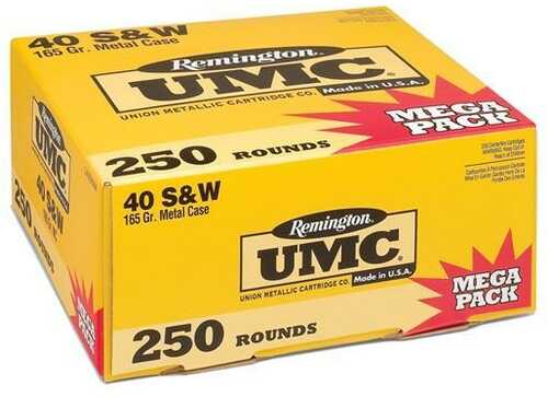 REM UMC 40 S&W 180GR MC 250/BX