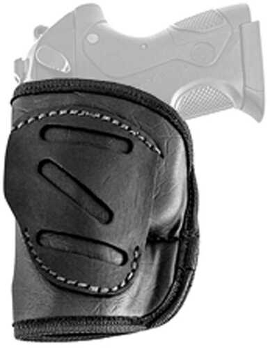 Tagua Leather EcoLeather Weightless 4 In 1 Open Top Holster For Glock 42/43 Black RH