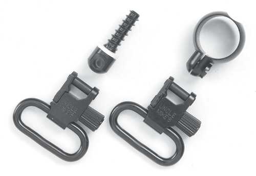 Uncle Mikes Quick Detach Sling Swivel Set Full Band Lever Action Rifles .645-.660 Winchester/Marlin Steel Black