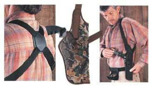 Uncle Mikes Sidekick Vertical Shoulder Holsters 3" To 4" Med./Lg. DA Revols - RH