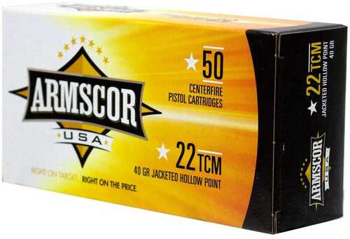 ARMSCOR 22TCM 40GR JHP 50BX