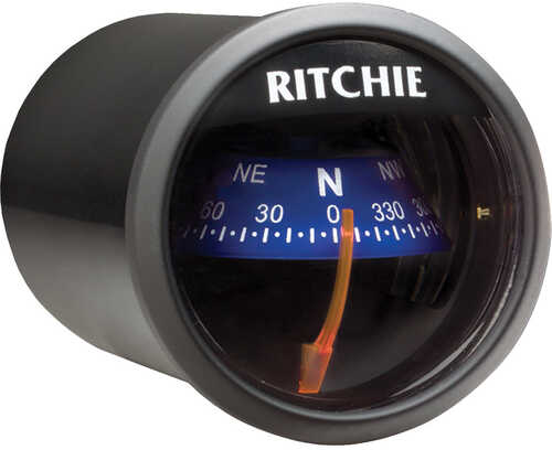 Ritchie X-23bu Ritchiesport Compass - Dash Mount - Black/blue