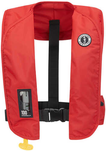 Mustang Mit 100 Convertible Inflatable Pfd - Red