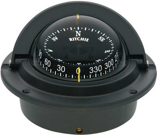 Ritchie F-83 Voyager Compass - Flush Mount - Black