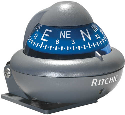 Ritchie X-10-A RitchieSport Automotive Compass - Bracket Mount - Gray