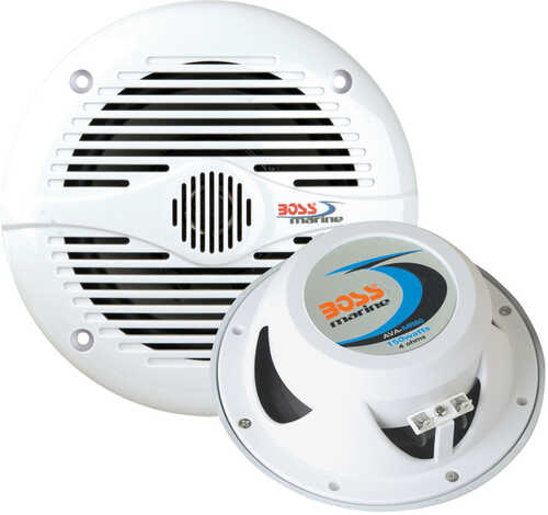 Boss Audio MR50W 5.25" Round Marine Speakers - (Pair) White