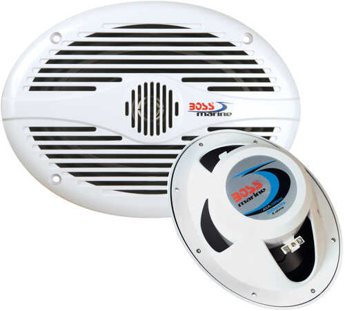 Boss Audio MR690 6" x 9" Oval Marine Speakers - (Pair) White