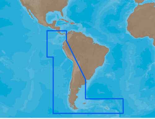 C-MAP MAX SA-M500 - Costa Rica-Chile Falklands - SD Card