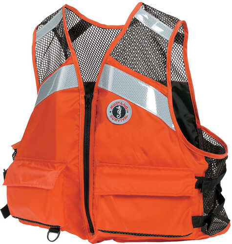 Mustang Industrial Mesh Vest - Orange - S/M