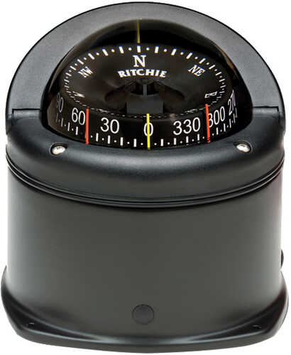 Ritchie HD-745 Helmsman Compass - Deck Mount - Black