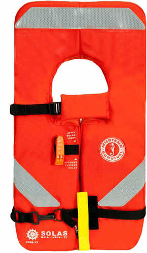 Mustang SOLAS Type 1 Adult Life Jacket - Orange