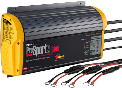 ProMariner ProSport 20 Plus Gen 3 Heavy Duty Recreational Series On-Board Marine Battery Charger - Amp Bank