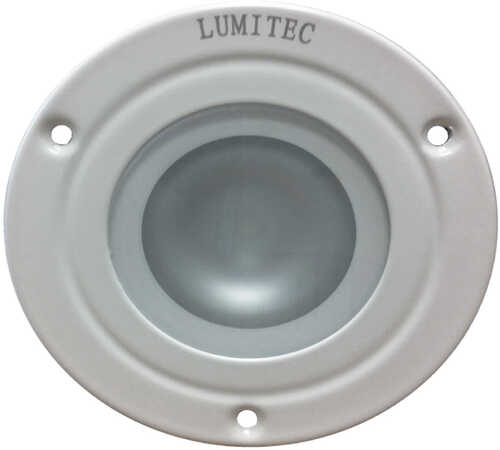 Lumitec Shadow - Flush Mount Down Light White Finish 3-Color Red/Blue Non Dimming w/White