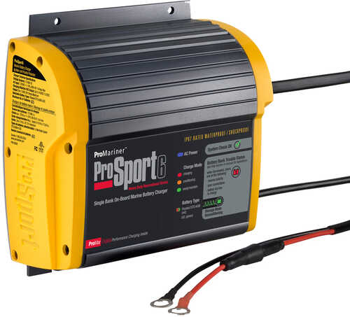 ProMariner ProSport 6 PFC Gen 3 Heavy Duty Recreational Series On-Board Marine Battery Charger - 6 Amp - 1 Bank