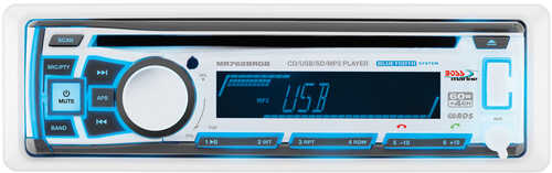 Boss Audio MR762BRGB Single DIN Bluetooth Enabled In-Dash MP3/CD/CDRW/AM/FM Receiver