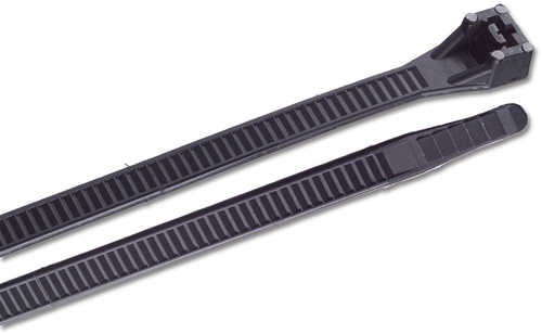 Ancor 15" UV Black Heavy Duty Cable Zip Ties - 100 Pack