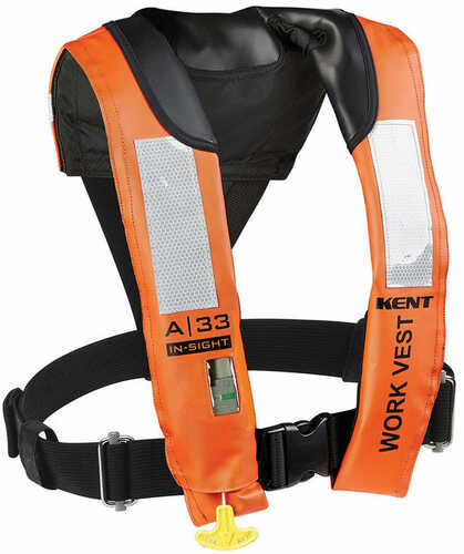 Kent A-33 In-Sight Automatic Inflatable Work Vest