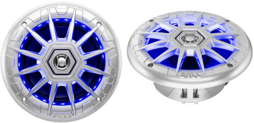 Boss Audio MRGB65S 6.5" 2-Way Coaxial Marine Speakers w/RGB LED Lights