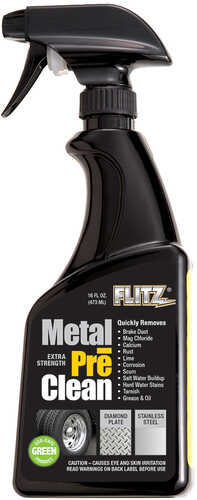 Flitz Metal Pre-Clean - All Metals Icluding Stainless Steel - 16oz Spray Bottle