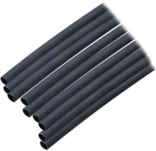 Ancor Adhesive Lined Heat Shrink Tubing (ALT) - 3/16" x 6" - 10-Pack - Black