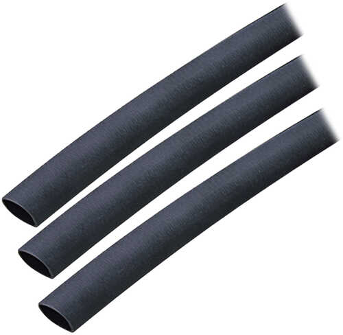 Ancor Adhesive Lined Heat Shrink Tubing (ALT) - 3/8" x 3" - 3-Pack - Black