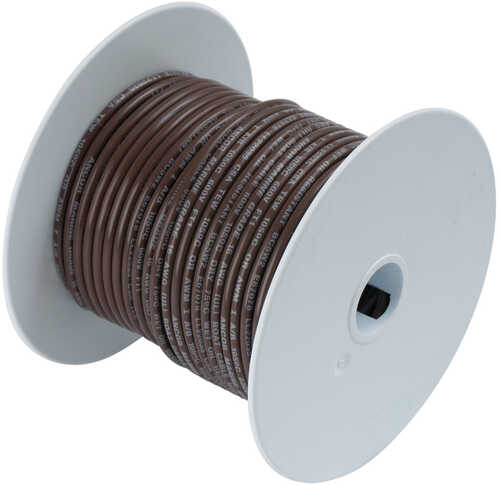 Ancor Brown 18 AWG Tinned Copper Wire - 500'