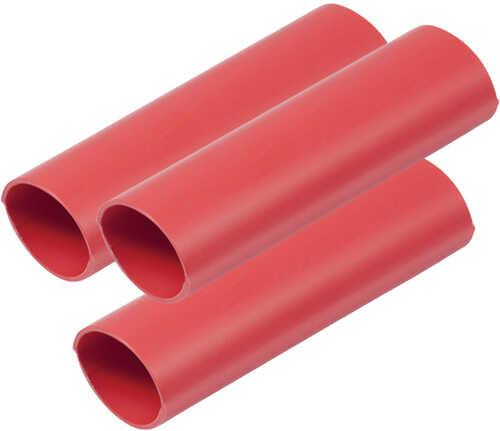 Ancor Heavy Wall Heat Shrink Tubing - 3/4" x 12" - 3-Pack - Red