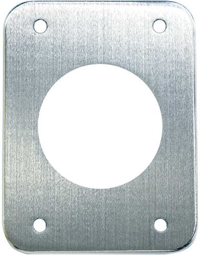 Tigress T-Top Aluminum Backing Plates - 5" x 6-1/2" x 1/4" - Pair