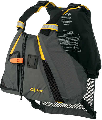 Onyx Movement Dynamic Paddle Sports Vest - Yellow/Grey - Medium/Large