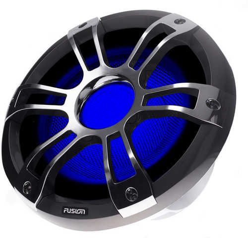 FUSION SG-SL101SPC 10" 450W Sports Chrome Marine Subwoofer w/LEDs