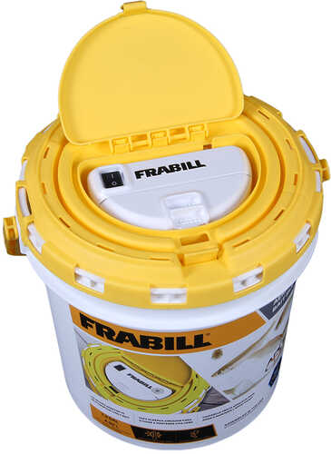 Frabill Dual Fish Bait Bucket with Aerator Built-In