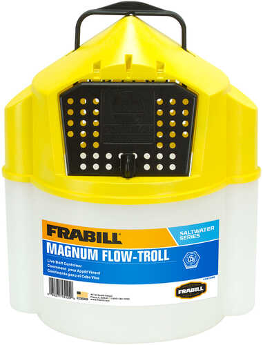 Frabill Magnum Flow Troll&reg; Shrimp Bucket - 10 Quart