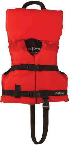 Onyx Nylon General Purpose Life Jacket - Infant/Child Under 50lbs - Red