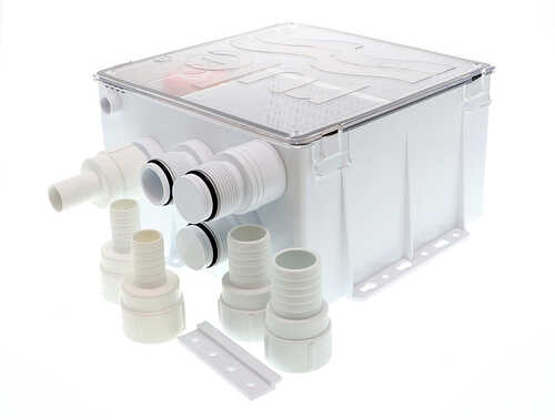 Rule Shower Drain Box w/800 GPH Pump - 12V