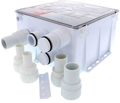 Rule Shower Drain Box w/1100 GPH Pump - 24V